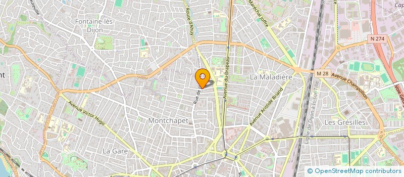 localisation de l'entreprise MONSIEUR DENIS BOUSSARD  DIJON