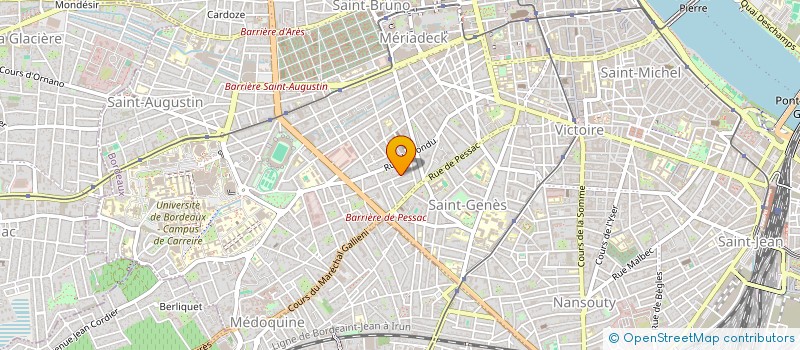 localisation de l'entreprise MONSIEUR DENIS BOUTILLIER à BORDEAUX