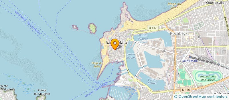 localisation de l'entreprise MONSIEUR DENIS BOUTRAIS  SAINT-MALO