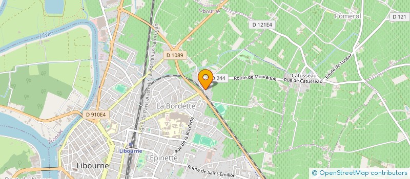 localisation de l'entreprise MONSIEUR DENIS BOUTY à LIBOURNE