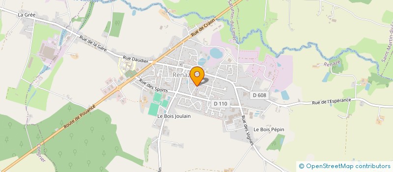 localisation de l'entreprise MONSIEUR DENIS BOUVIER  RENAZE