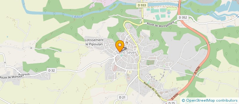 localisation de l'entreprise MONSIEUR DENIS BOUYER  SAINT-SEVER