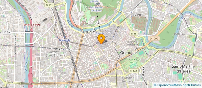 localisation de l'entreprise MONSIEUR DENIS BOZEL  GRENOBLE