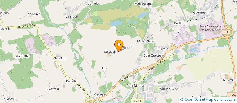 localisation de l'entreprise MONSIEUR DENIS BRABAN  LE SAINT