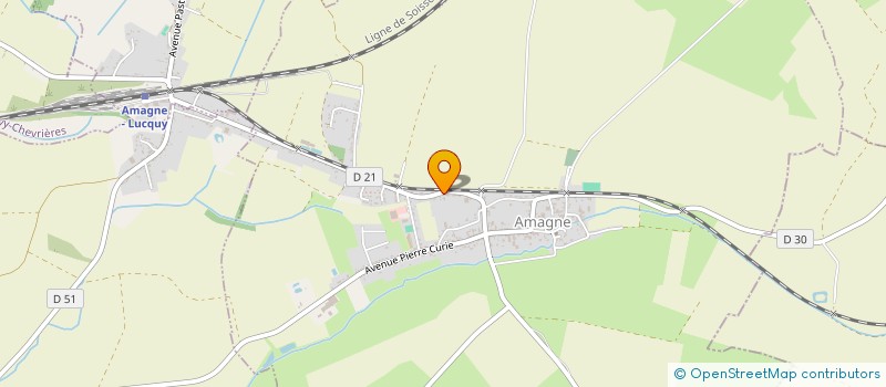 localisation de l'entreprise MONSIEUR DENIS BRAGA  AMAGNE