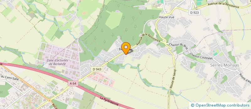 localisation de l'entreprise MONSIEUR DENIS BRAHIMAJ  MORLAAS