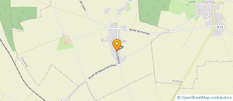 localisation de l'entreprise MONSIEUR DENIS BRANDON  COUDRAY