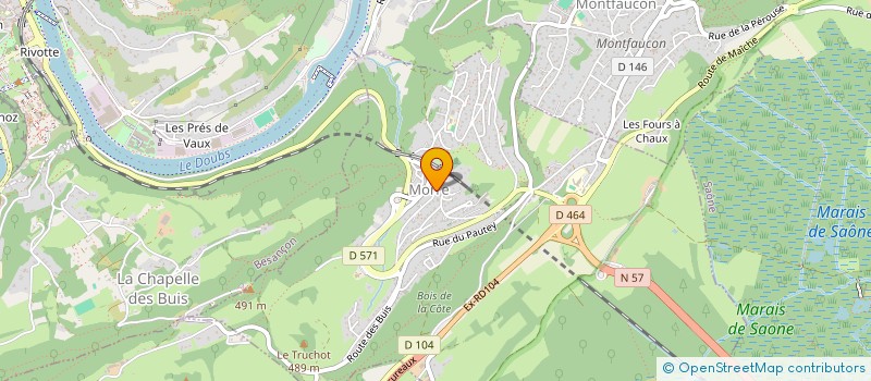 localisation de l'entreprise MONSIEUR DENIS BRASSET  MORRE