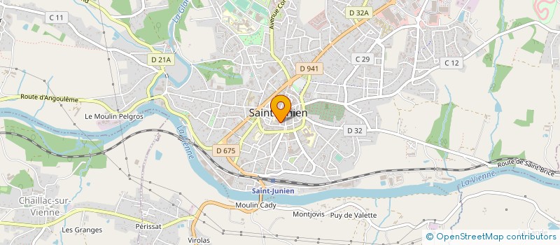 localisation de l'entreprise MONSIEUR DENIS BRAUD à SAINT-JUNIEN