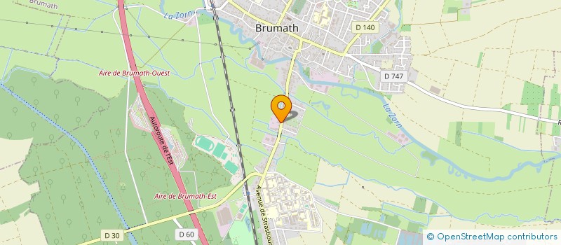 localisation de l'entreprise MONSIEUR DENIS BREFFA  BRUMATH