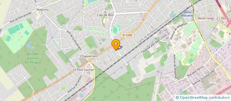localisation de l'entreprise MONSIEUR DENIS BRENOT à PESSAC