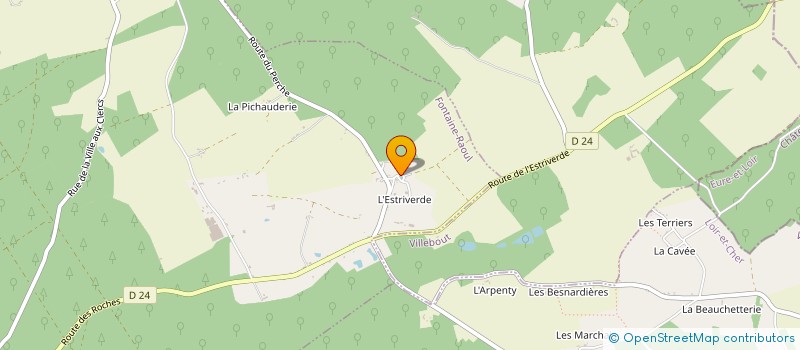 localisation de l'entreprise MONSIEUR DENIS BRESSON  FONTAINE-RAOUL