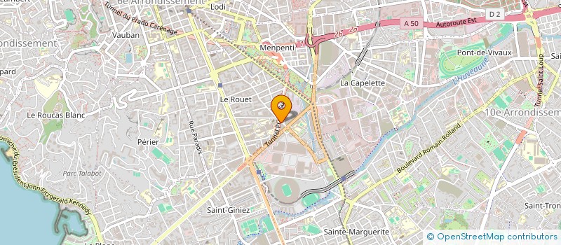 localisation de l'entreprise MONSIEUR DENIS BRETHEAU à MARSEILLE