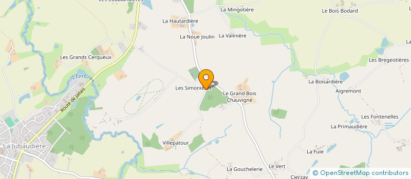 localisation de l'entreprise MONSIEUR DENIS BREVET à BEAUPREAU-EN-MAUGES