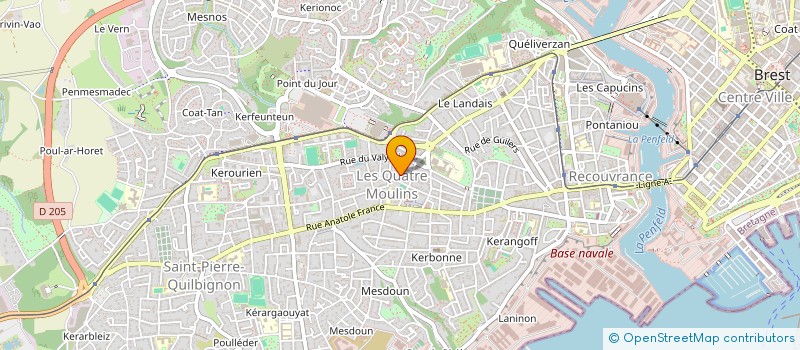 localisation de l'entreprise MONSIEUR DENIS BRIAM à BREST
