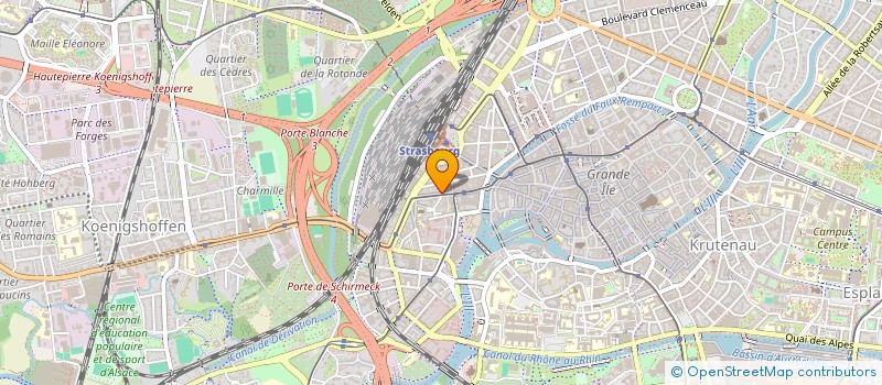 localisation de l'entreprise MONSIEUR DENIS BRICHE à STRASBOURG