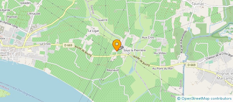 localisation de l'entreprise MONSIEUR DENIS BRIDIER à BOURG