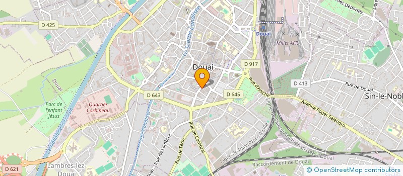 localisation de l'entreprise MONSIEUR DENIS BRIQUET à DOUAI