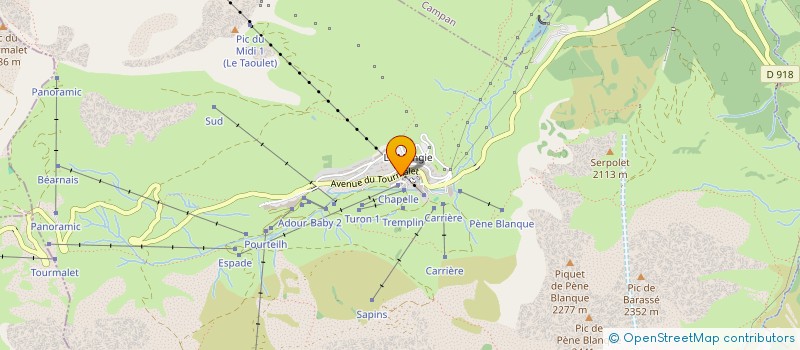 localisation de l'entreprise MONSIEUR DENIS BROTHIER  BAGNERES-DE-BIGORRE