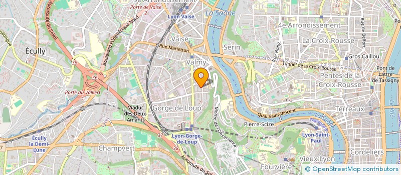 localisation de l'entreprise MONSIEUR DENIS BRUDE  LYON