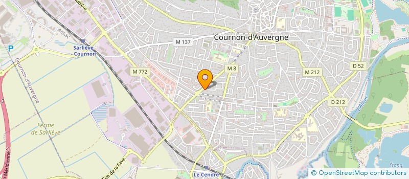 localisation de l'entreprise MONSIEUR DENIS BRUNEL à COURNON-D'AUVERGNE