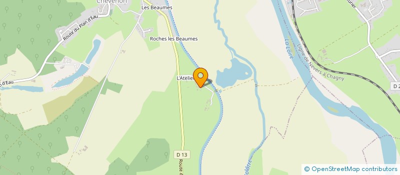 localisation de l'entreprise MONSIEUR DENIS BRUNET à CHEVENON