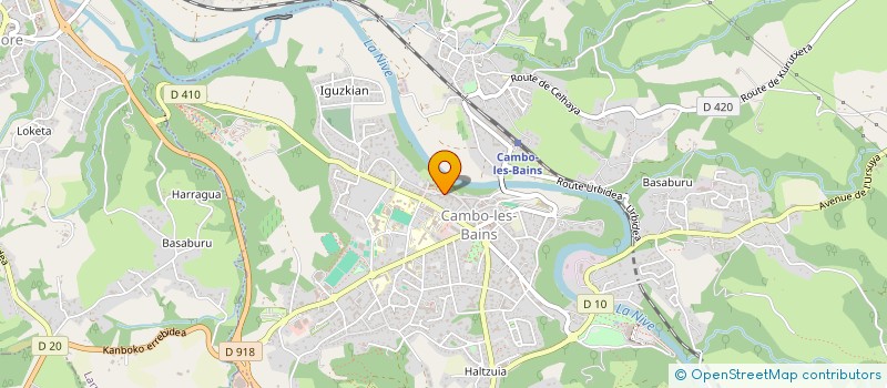 localisation de l'entreprise MONSIEUR DENIS BRUNET  CAMBO-LES-BAINS