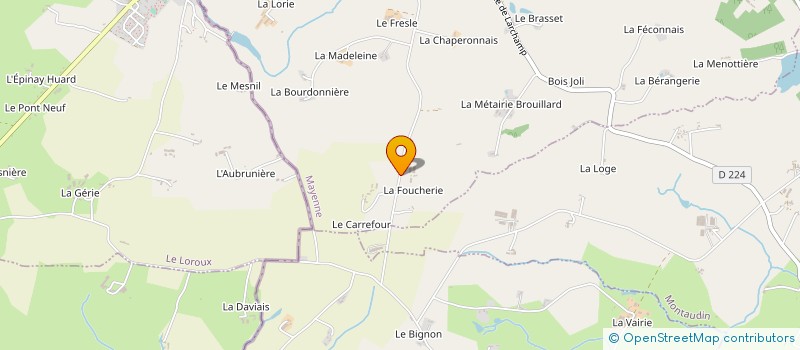localisation de l'entreprise MONSIEUR DENIS BUCHARD à LARCHAMP