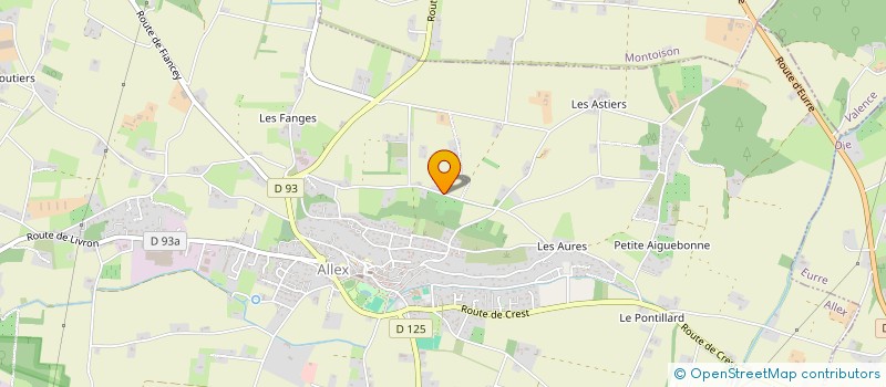 localisation de l'entreprise MONSIEUR DENIS BUFFAT  ALLEX