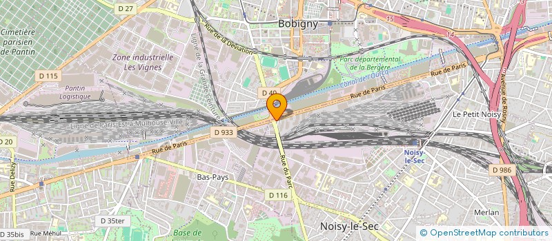 localisation de l'entreprise MONSIEUR DENIS BUGA à NOISY-LE-SEC