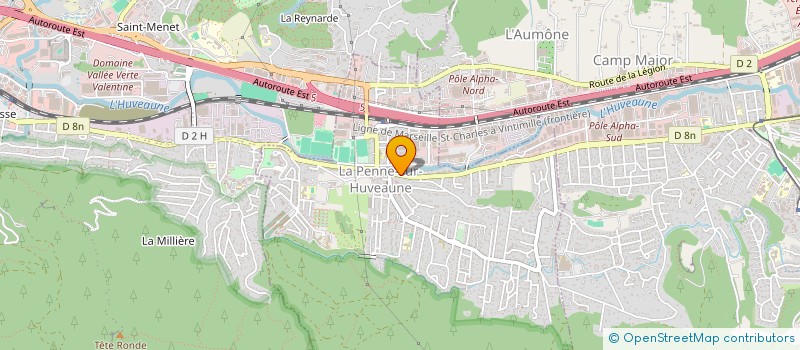 localisation de l'entreprise MONSIEUR DENIS BULLONES  LA PENNE-SUR-HUVEAUNE