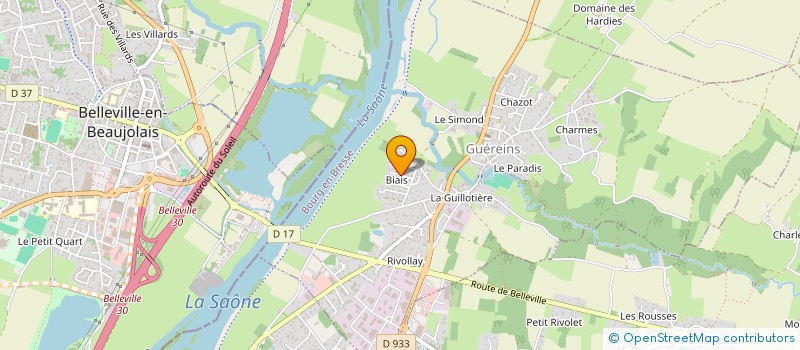 localisation de l'entreprise MONSIEUR DENIS BULTOT à GUEREINS
