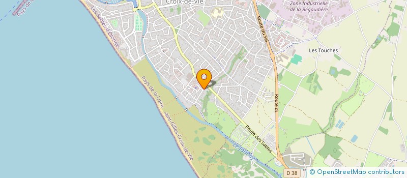 localisation de l'entreprise MONSIEUR DENIS BURGAUD à SAINT-GILLES-CROIX-DE-VIE