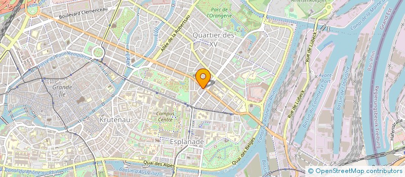 localisation de l'entreprise MONSIEUR DENIS BURGUNDER à STRASBOURG