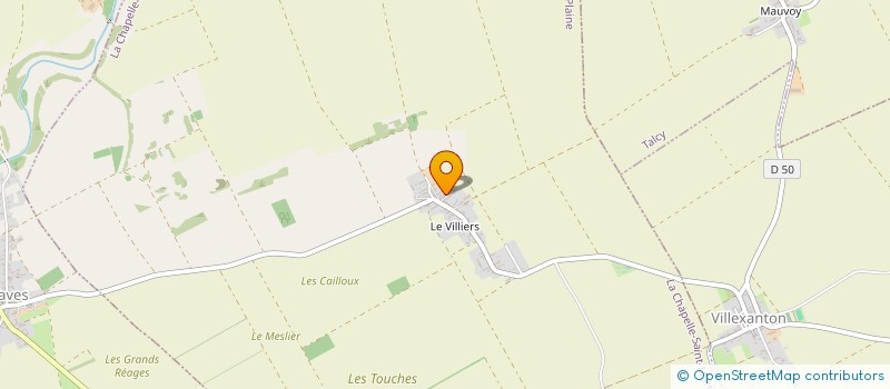 localisation de l'entreprise MONSIEUR DENIS BUSSON  LA CHAPELLE-SAINT-MARTIN-EN-PLAINE