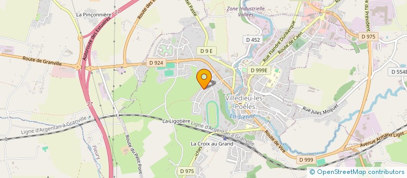 localisation de l'entreprise MONSIEUR DENIS CADET  VILLEDIEU-LES-POELES-ROUFFIGNY