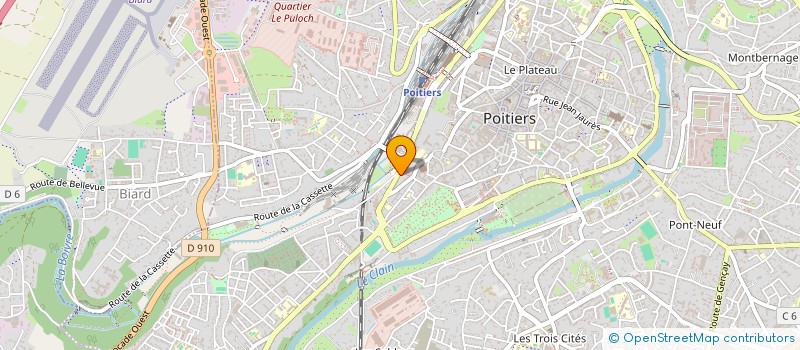 localisation de l'entreprise MONSIEUR DENIS CAGNOLO  POITIERS