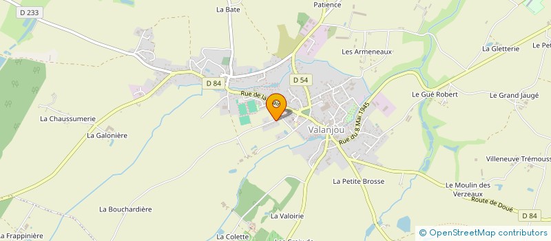 localisation de l'entreprise MONSIEUR DENIS CAILLEAU  CHEMILLE-EN-ANJOU