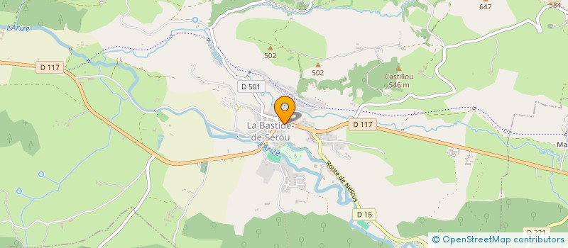 localisation de l'entreprise MONSIEUR DENIS CAMBUS à LA BASTIDE-DE-SEROU
