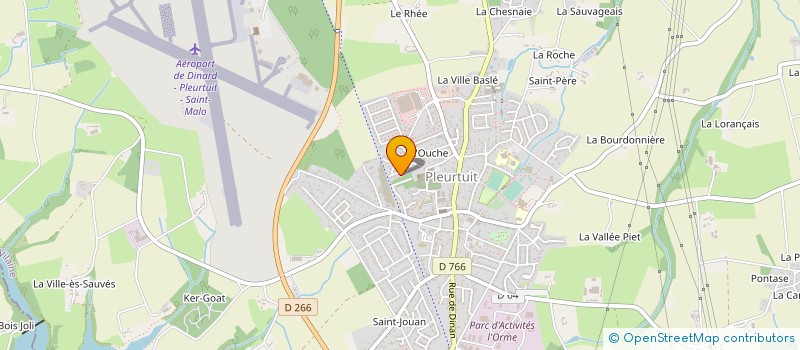 localisation de l'entreprise MONSIEUR DENIS CAMPEON  PLEURTUIT