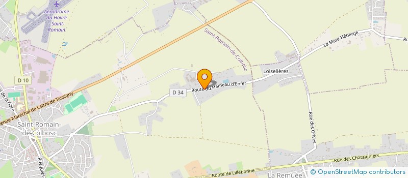 localisation de l'entreprise MONSIEUR DENIS CANU  SAINNEVILLE