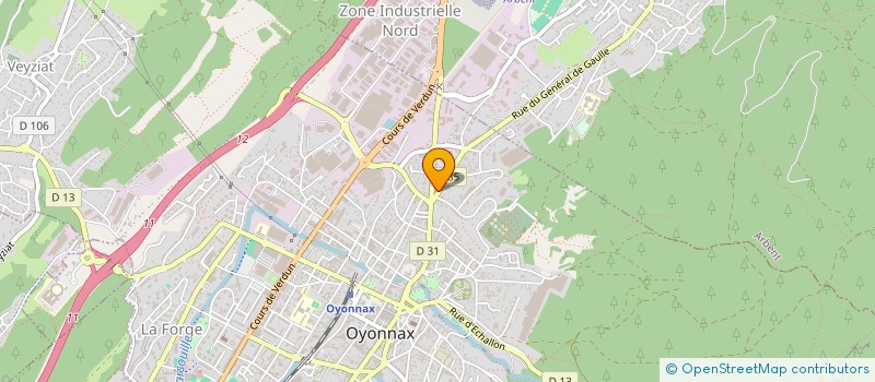 localisation de l'entreprise MONSIEUR DENIS CARRET à OYONNAX