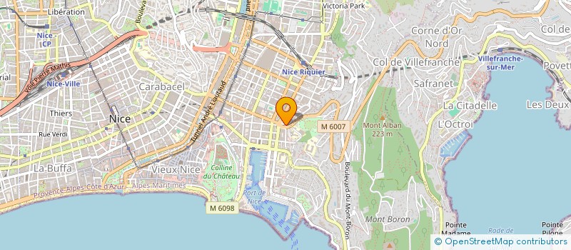 localisation de l'entreprise MONSIEUR DENIS CARRUS à NICE