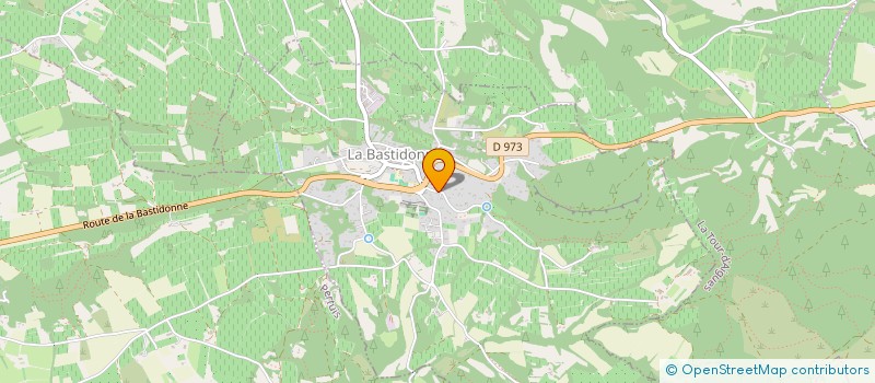 localisation de l'entreprise MONSIEUR DENIS CARTET  LA BASTIDONNE