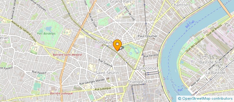 localisation de l'entreprise MONSIEUR DENIS CARTIER à BORDEAUX