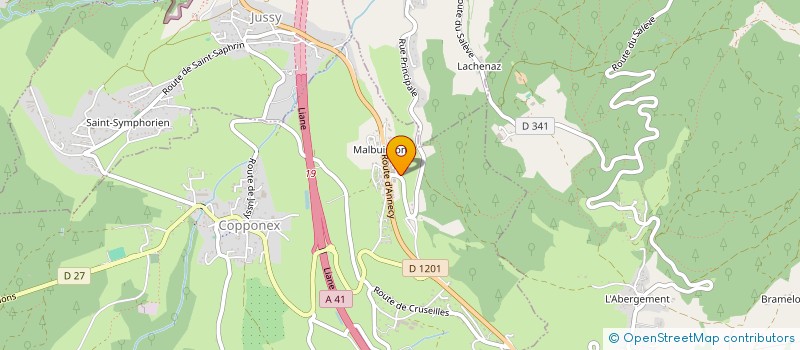 localisation de l'entreprise MONSIEUR DENIS CARTIER  COPPONEX