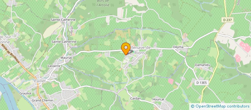 localisation de l'entreprise MONSIEUR DENIS CASTET  VILLENAVE-DE-RIONS