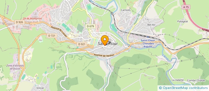 localisation de l'entreprise MONSIEUR DENIS CATHELAT à SAINT-FLOUR