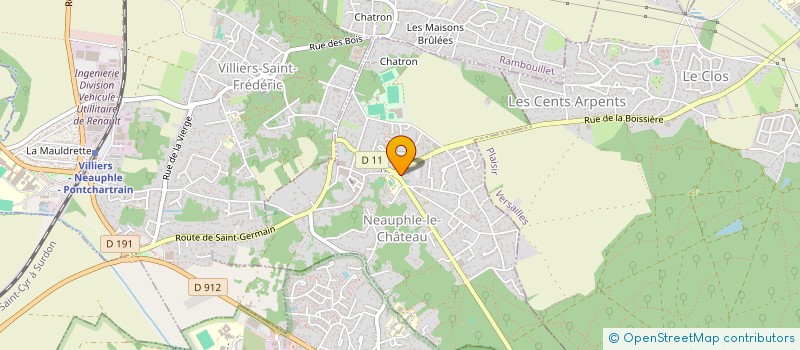 localisation de l'entreprise MONSIEUR DENIS CATUTELLE  NEAUPHLE-LE-CHATEAU