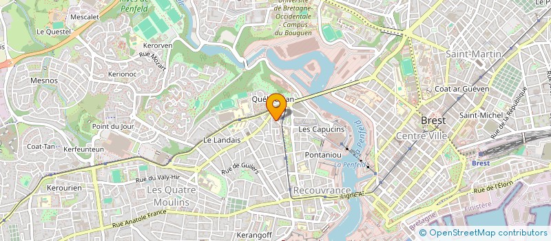 localisation de l'entreprise MONSIEUR DENIS CAUSERET à BREST